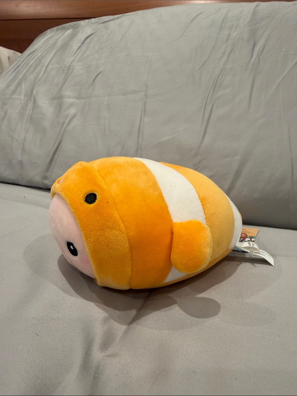 BNWT Plush octopus in a goldfish costume